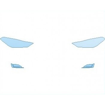 PAINT PROTECTION KIT - 2021 HYUNDAI TUCSON LIMITED LIGHTS - PRECUT PPF CLEAR BRA WRAP