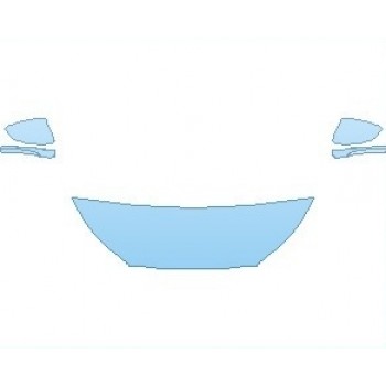 Precut PPF Kit – Clear Bra Paint Protection Film PAINT PROTECTION KIT - 2021 HYUNDAI TUCSON ULTIMATE HOOD 18 INCH (WRAPPED EDGES) - PRECUT PPF CLEAR BRA WRAP