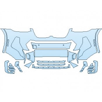 PAINT PROTECTION KIT - 2024 BMW X4 M-SPORT BUMPER - PRECUT PPF CLEAR BRA WRAP