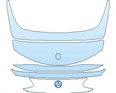 PAINT PROTECTION KIT - 2023 MERCEDES C CLASS AMG C63 CABRIOLET REAR DECK LID - PRECUT PPF CLEAR BRA WRAP