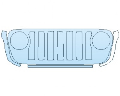 2022 JEEP WRANGLER (JL) SAHARA 2 DOOR GRILLE