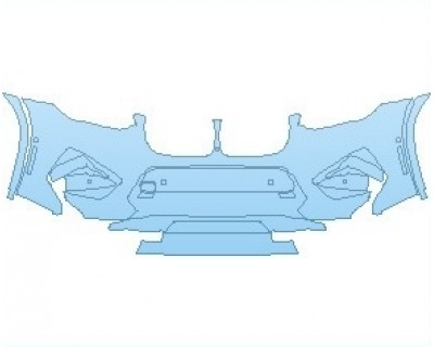 2021 BMW X3 X3 M BUMPER WITH SENSORS