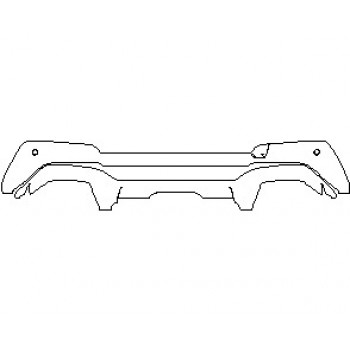 2021 BMW X3 X3 M COMPETITION REAR DIFFUSER WITH SENSORS