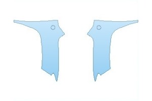 2027 JEEP COMPASS TRAILHAWK FULL FENDERS (WRAPPED EDGES)