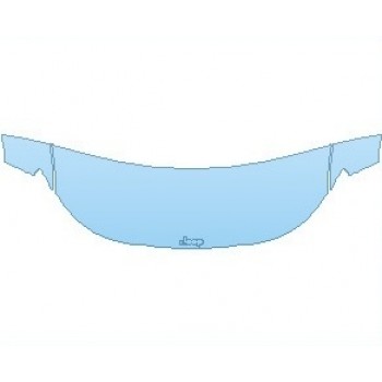 PAINT PROTECTION KIT - 2025 JEEP COMPASS TRAILHAWK HOOD (WRAPPED EDGES) - PRECUT PPF CLEAR BRA WRAP