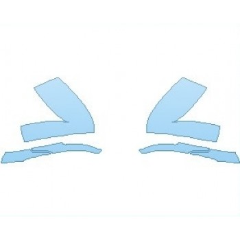 PAINT PROTECTION KIT - 2025 JEEP COMPASS TRAILHAWK MIRRORS - PRECUT PPF CLEAR BRA WRAP