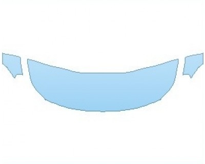 PAINT PROTECTION KIT - 2023 BMW 2 SERIES SPORT LINE COUPE HOOD (NO WRAPPED EDGES) - PRECUT PPF CLEAR BRA WRAP