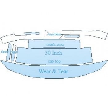 PAINT PROTECTION KIT - 2023 BMW 2 SERIES SPORT LINE COUPE COMMON WEAR AREA KIT - PRECUT PPF CLEAR BRA WRAP