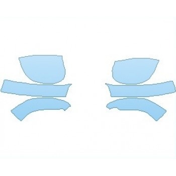 PAINT PROTECTION KIT - 2023 MINI HARDTOP COOPER S 4 DOOR MIRRORS RIGHT HAND DRIVE - PRECUT PPF CLEAR BRA WRAP