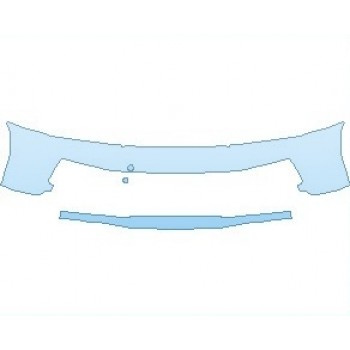 PAINT PROTECTION KIT - 2021 PORSCHE 911 CARRERA 4 CABRIOLET BUMPER - PRECUT PPF CLEAR BRA WRAP