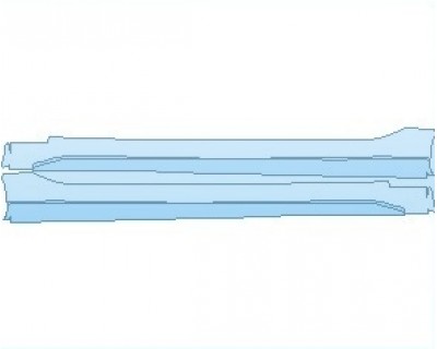 PAINT PROTECTION KIT - 2023 BMW 2 SERIES M235 GRAN COUPE ROCKER PANELS - PRECUT PPF CLEAR BRA WRAP