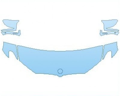 PAINT PROTECTION KIT - 2022 BMW M5 BASE HOOD (NO WRAPPED EDGES) - PRECUT PPF CLEAR BRA WRAP