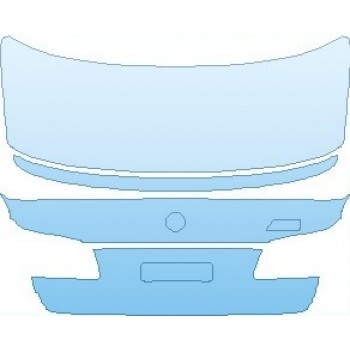 PAINT PROTECTION KIT - 2022 BMW M5 BASE REAR DECK LID - PRECUT PPF CLEAR BRA WRAP
