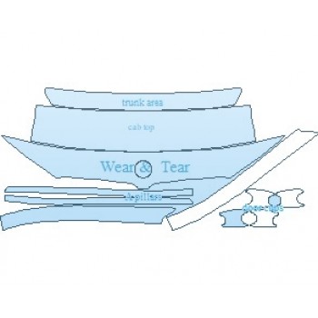 PAINT PROTECTION KIT - 2022 BMW M5 BASE COMMON WEAR AREA KIT - PRECUT PPF CLEAR BRA WRAP