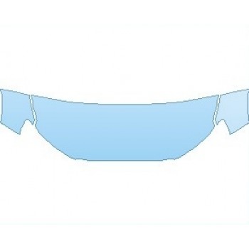 Precut PPF Kit – Clear Bra Paint Protection Film PAINT PROTECTION KIT - 2023 FORD RANGER XL HOOD (NO WRAPPED EDGES) - PRECUT PPF CLEAR BRA WRAP