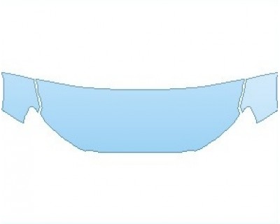 2023 FORD RANGER XL HOOD (NO WRAPPED EDGES)