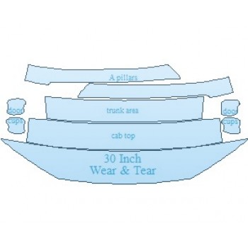 PAINT PROTECTION KIT - 2024 AUDI Q5 PREMIUM 45 TFSI SUV COMMON WEAR AREA KIT - PRECUT PPF CLEAR BRA WRAP