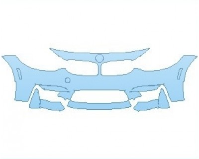 PAINT PROTECTION KIT - 2020 BMW M4 GTS COUPE BUMPER - INVISIBLEMASK - 3M PAINT PROTECTION