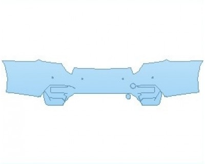 PAINT PROTECTION KIT - 2020 BMW M4 GTS COUPE REAR BUMPER - INVISIBLEMASK - 3M PAINT PROTECTION