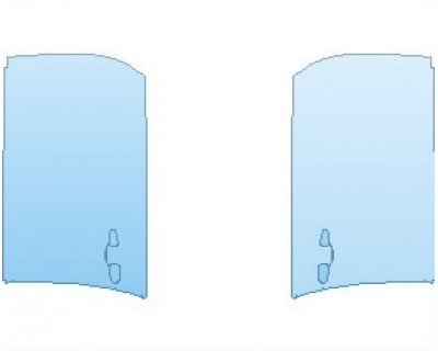 PAINT PROTECTION KIT - 2020 BMW M3 CS SEDAN DOORS FRONT - INVISIBLEMASK - 3M PAINT PROTECTION