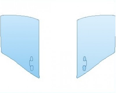 PAINT PROTECTION KIT - 2020 BMW M3 CS SEDAN DOORS REAR - INVISIBLEMASK - 3M PAINT PROTECTION