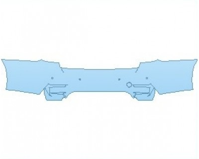 PAINT PROTECTION KIT - 2020 BMW M3 CS SEDAN REAR BUMPER - INVISIBLEMASK - 3M PAINT PROTECTION