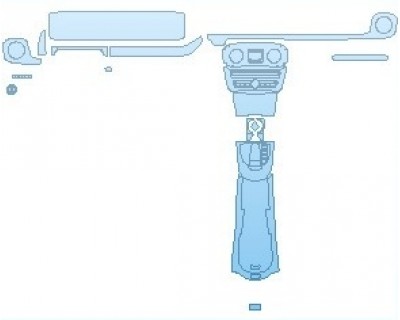 PAINT PROTECTION KIT - 2023 MERCEDES G CLASS G63 INTERIOR CENTER CONSOLE & DASH TRIM - PRECUT PPF CLEAR BRA WRAP