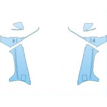 PAINT PROTECTION KIT - 2023 MERCEDES G CLASS G63 FULL FENDERS (WRAPPED EDGES) - PRECUT PPF CLEAR BRA WRAP