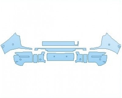 2022 MERCEDES G CLASS G63 REAR BUMPER WITH SENSORS