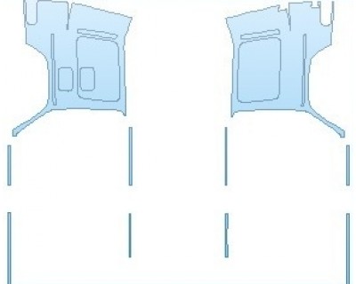 PAINT PROTECTION KIT - 2023 MERCEDES G CLASS G63 REAR QUARTER PANELS - PRECUT PPF CLEAR BRA WRAP