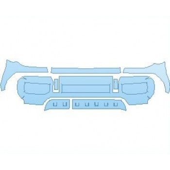 PAINT PROTECTION KIT - 2023 MERCEDES G CLASS G63 BUMPER - PRECUT PPF CLEAR BRA WRAP
