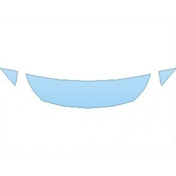 PAINT PROTECTION KIT - 2025 SUBARU LEGACY BASE HOOD 18 INCH (WRAPPED EDGES) - PRECUT PPF CLEAR BRA WRAP