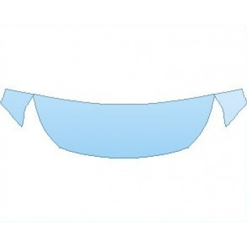 PAINT PROTECTION KIT - 2023 SUBARU LEGACY BASE HOOD (WRAPPED EDGES) - PRECUT PPF CLEAR BRA WRAP