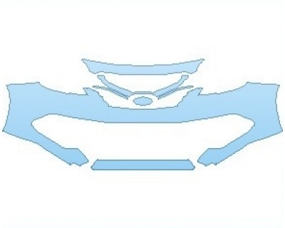 PAINT PROTECTION KIT - 2023 SUBARU LEGACY BASE BUMPER - PRECUT PPF CLEAR BRA WRAP