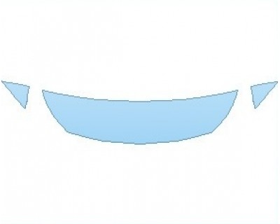 PAINT PROTECTION KIT - 2023 SUBARU LEGACY BASE HOOD 18 INCH (NO WRAPPED EDGES) - PRECUT PPF CLEAR BRA WRAP