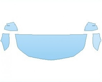 PAINT PROTECTION KIT - 2024 CADILLAC CT4 SPORT HOOD (WRAPPED EDGES) - PRECUT PPF CLEAR BRA WRAP
