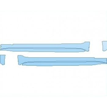 PAINT PROTECTION KIT - 2025 CADILLAC CT4 V-SERIES ROCKER PANELS - PRECUT PPF CLEAR BRA WRAP