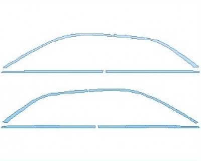 PAINT PROTECTION KIT - 2024 CADILLAC CT4 SPORT WINDOW TRIM - PRECUT PPF CLEAR BRA WRAP
