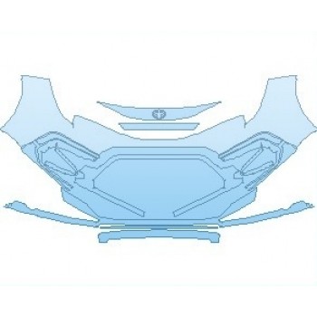 PAINT PROTECTION KIT - 2022 TOYOTA COROLLA SE APEX EDITION SEDAN BUMPER - PRECUT PPF CLEAR BRA WRAP