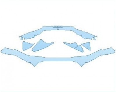 PAINT PROTECTION KIT - 2022 LAMBORGHINI AVENTADOR SVJ EDITION 63 REAR BUMPER - PRECUT PPF CLEAR BRA WRAP