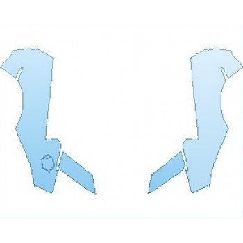 PAINT PROTECTION KIT - 2023 LAMBORGHINI AVENTADOR SVJ EDITION 63 REAR QUARTER PANELS - PRECUT PPF CLEAR BRA WRAP