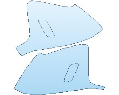 PAINT PROTECTION KIT - 2021 PORSCHE 911 TARGA 4 MIRROR BASE WITHOUT CAMERA - PRECUT PPF CLEAR BRA WRAP