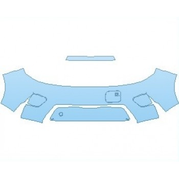 PAINT PROTECTION KIT - 2021 KIA SOUL EV BUMPER - PRECUT PPF CLEAR BRA WRAP