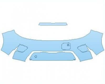 PAINT PROTECTION KIT - 2021 KIA SOUL EV BUMPER - PRECUT PPF CLEAR BRA WRAP
