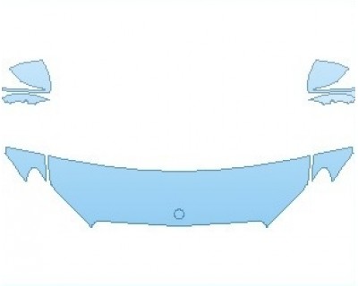 Precut PPF Kit – Clear Bra Paint Protection Film PAINT PROTECTION KIT - 2023 MERCEDES E CLASS BASE COUPE HOOD 18 INCH (NO WRAPPED EDGES) - PRECUT PPF CLEAR BRA WRAP