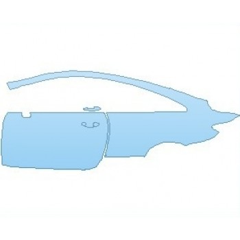 PAINT PROTECTION KIT - 2023 MERCEDES E CLASS BASE COUPE REAR QUARTER PANEL & DOOR LEFT - PRECUT PPF CLEAR BRA WRAP