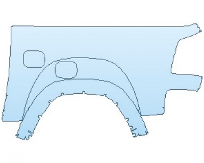PAINT PROTECTION KIT - 2024 RAM 1500 LARAMIE BED SIDE 5FT 7IN LEFT - PRECUT PPF CLEAR BRA WRAP