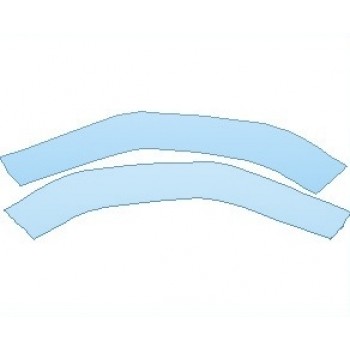 PAINT PROTECTION KIT - 2021 MERCEDES G CLASS 550 FENDER FLARES FRONT - PRECUT PPF CLEAR BRA WRAP