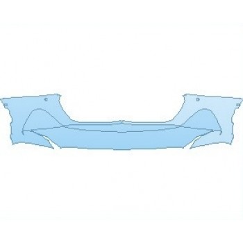 PAINT PROTECTION KIT - 2022 ASTON MARTIN DBS SUPERLEGGARA VOLANTE BUMPER WITH SENSORS - PRECUT PPF CLEAR BRA WRAP