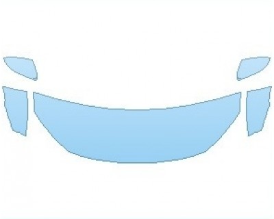 PAINT PROTECTION KIT - 2021 HONDA CIVIC SI COUPE HOOD (WRAPPED EDGES) - PRECUT PPF CLEAR BRA WRAP